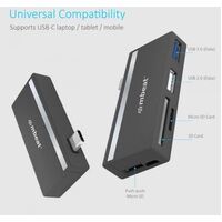 mbeat  Essential  5-IN-1 USB- C Hub ( USB hub 2.0 3.0 SD TF Card Reader Supports SDXC MicroSDXC)