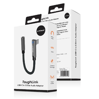 mbeat Elite USB-C to 3.5mm Audio Adapter - Add Headphone Audio Jack to USB-C Computers Laptops Notebooks Tablets Smartphones -  Space Grey