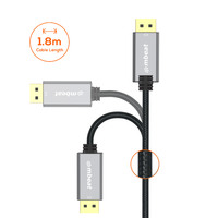 mbeat Tough Link 1.8m 4K 60Hz Display Port to HDMI Cable -  Connects DisplayPort to HDMI 4K 60Hz (38402160) Gold Plated Aluminium  Nylon Braided