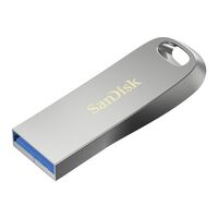 SanDisk 128GB Ultra Luxe USB3.1 Flash Drive Memory Stick USB Type-A 150MB s capless sliver 5 Years Limited Warranty