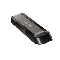 SanDisk 64GB Extreme GO USB3.2 Metal  Flash Drive USB-A 400MB/s SecureAccess™ encryption software2 Lifetime Lifetime Warranty Black