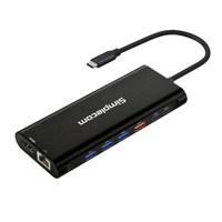 Simplecom CHT814 14-in-1 USB-C 4K Triple Display MST Docking Station with Dual HDMI DP