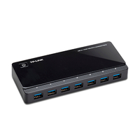 TP-Link UH720 USB 3.0 7-Port Hub with 2 Charging Ports 5V 2.4A 5Gbps transfer speeds for iOS and Android devices