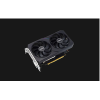 ASUS nVidia GeForce DUAL-RTX3050-8G-V2 RTX 3050 V2 8GB GDDR6 with two powerful Axial-tech fans and a 2-slot design for broad compatibility