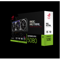 ASUS nVidia GeForce ROG-ASTRAL-RTX5080-O16G-GAMING GDDR7 OC Edition GDDR7  2760 MHz Boost Clock 30 Gbps 256-bit Digital Max Resolution 7680 x 4320