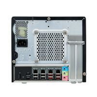 Shuttle SW580R8 XPC Cube 13L Barebone-Support Intel 11 10th Gen  Xeon 4xDDR4 ECC 4xLAN 2xM.2 2280 4x3.5 inch HDD bay PCIEx16  x4 500W HDMI 2xDP