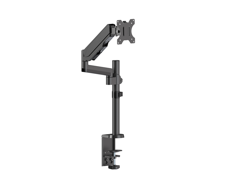 Brateck Single Monitor Full Extension Gas Spring Single Monitor Arm 17 inch 32 inch Up to 8Kg