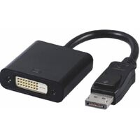 Astrotek DisplayPort DP to DVI Adapter Converter Male to Female Active Connector Cable 15cm - 20 pins to 241 pins EYEfinity 6xDisplays ~CBA-GC-ACTDP