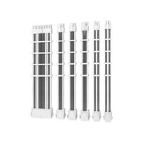 Antec CIP4 Cable Kit White Grey - 6 Pack 24ATX 44 EPS 16AWG Thicker High Performance 300mm long Length. Premium Sleeved  Universal