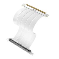 Antec PCIE-4.0 Riser Cable (200mm) White Up to RTX4090   7900XT. High End Gold Plated and Shielded six Layer PCB. FPS lossless output and Stability.