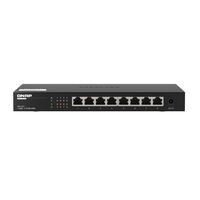 QNAP QSW-1108-8T Instantly upgrade your network to 2.5GbE connectivity 8xPorts 8x2.5GbE 12V 1.5A