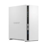 QNAP TS-233 2 Bay NAS ARM 4-core Cortex-A55 2.0GHz processor 2GB Hot-swappable 1xGbE WOL 2xUSB2.0 1xUSB3.2 FAN 2 year warranty