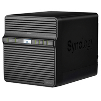 Synology DiskStation DS420j 4-Bay 3.5' Diskless 1xGbE NAS , Realtek RTD1296 4-core 1.4GHz, SATA USB3.0x 2, Adapter 90 W  2 Yr Wty