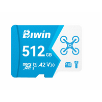 Biwin MS160-512G MS160 microSD Card 512GB U3, V30, A2,Read Write Speeds Up to 160 120 MB s