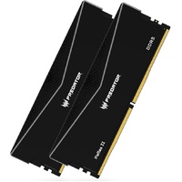 PREDATOR PALLASII DDR5 32GB Black 16GBx2 6000Mhz 1R8 CL34 Black Supports Intel XMP 3.0 and AMD EXPO CL34