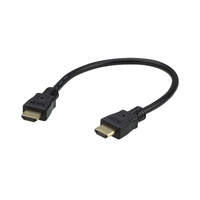 Aten 0.3m 4K HDMI High Speed Ethernet cable supports up to 4096 x 2160   60Hz High quality tinned copper wire with Gold-plated connectors