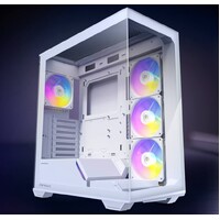 Antec C3 ARGB White ATX  270 Degrees Full View 4x ARGB PWM Fans with control 36CM top 24cm Front. Cable Management GPU 41.5 CM. Ultra Gaming Case