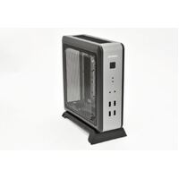 Antec ISK110-VESA ITX MB Slim Form Factor case with External 90w PSU. 2 x USB 3.0 and 2 x USB 2.0. HD Audio. VESA 100x 100. Case Nuc 