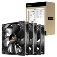 Antec N12 3PK 120mm DC fans, hydraulic bearing, 1200RPM, 42.58CFM, 1.11mmHO, 22.3dB, 30k h life, 3-pin, 12V, ¤0.24A, 1-yr warranty