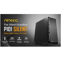 Antec P101 Silent ATX E-ATX Case 1x 5.25 inchExt 8x 3.5 inch HDD  2x 2.5 inch SSD  VGA up to 450mm CPU Height 180mm. PSU 290mm. Two Years Warranty