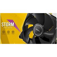 Antec Storm 120mm PWM FDB Fan 3 Pack High Airflow 66.56 CFM Air Pressure 2.7 Noise Level 25.8. Woven Cable PMW Daisy Chain design 3 Yrs Warranty