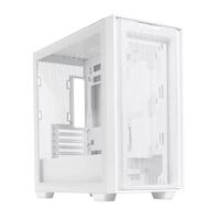 ASUS A21 Micro-ATX White Case Mesh Front Panel Support 360mm Radiators Graphics Card up to 380mm CPU air cooler up to 165mm