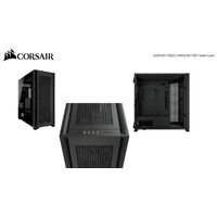 Corsair Obsidian 7000D AF Tempered Glass Mini-ITX, M-ATX, ATX, E-ATX Tower Case, USB 3.1 Type C, 10x 2.5', 6x 3.5' HDD. Black