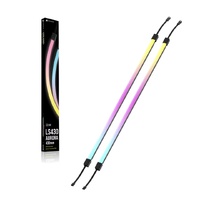 Corsair LS430 Aurora RGB Light Strips - 430mm  4301010mm, black, magnetic mount, addressable LEDs, iCUE compatible, flexible