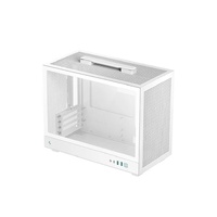 DeepCool CH160 PLUS WH Portable Micro-ATX Compact Case, USB3.02, Gen2 Type-C x1, Audio Mic1