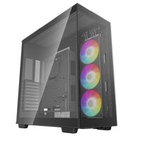 DeepCool CH780 Panoramic Tempered Glass ATX Case 1 x Pre-Installed Fans GPU up to 480mm USB3.04 Audio1 Type-C1