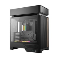 DeepCool CL6600 Innovative Compamentalized Compact ATX Case, Pre-installed 360mm Liquid Cooler,  Dual ARGB Fans