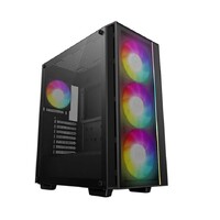 DeepCool MATREXX 55 MESH V4 C Full Tempered Glass Side Panel ATX Case. Front top USB3.0 (Type-C) Pre-Installed 3140mm ARGB PWM Fans 1120mm ARGB