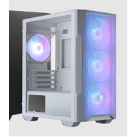 MSI MAG PANO 110R PZ  WHITE Micro ATX Case, 2 x USB 5Gbps , 1x USB C 20Gbps, 1 x Audio-Out   Mic,, 3x 2.5 ft, 2x 3.5 ft, Micro ATX   Mini ITX(NEW)