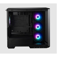 MSI MAG PANO 100R PZ BLACK Micro ATX Case, 2 x USB 5Gbps , 1x USB C 20Gbps, 1 x Audio-Out   Mic,, 3x 2.5 ft, 2x 3.5 ft, Micro ATX   Mini ITX(NEW)