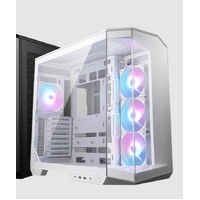 MSI MAG PANO 100R PZ WHITE Micro ATX Case, 2 x USB 5Gbps , 1x USB C 20Gbps, 1 x Audio-Out   Mic,, 3x 2.5 ft, 2x 3.5 ft, Micro ATX   Mini ITX(NEW)
