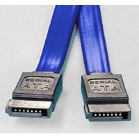 8ware SATA 3.0 Data Cable 0.5m   50cm Male to Male Straight 180 to 180 Degree 26AWG Blue