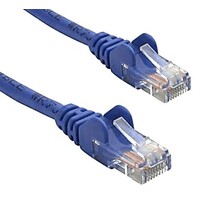 8ware CAT5e Cable 15m - Blue Color Premium RJ45 Ethernet Network LAN UTP Patch Cord 26AWG CU Jacket