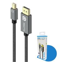 8ware Pro Series 4K 60Hz Mini DisplayPort Male to DisplayPort Male cable high quality Premium connectors support MST monitor (Retail package)