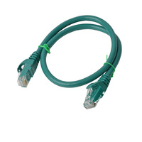 8Ware CAT6A Cable 0.5m (50cm) - Green Color RJ45 Ethernet Network LAN UTP Patch Cord Snagless