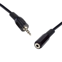 8Ware 3.5 Stereo Male to Female 5m Speaker Microphone Extension Cable