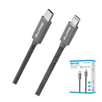 8ware 1.5m Super Ultra USB-C to Lightning Cable Super Fast charging Strength Aluminium flexible nylon Apple iPone iPad iPod Mac Retail Pack