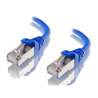 Astrotek CAT6A Shielded Ethernet Cable 25cm 0.25m Blue Color 10GbE RJ45 Network LAN Patch Lead S FTP LSZH Cord 26AWG