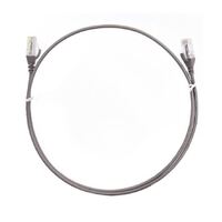8ware CAT6 Ultra Thin Slim Cable 0.5m   50cm - Grey Color Premium RJ45 Ethernet Network LAN UTP Patch Cord 26AWG for Data