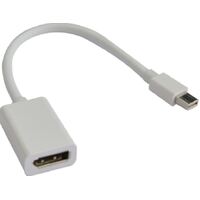 Astrotek Mini DisplayPort DP to DisplayPort DP Adapter Converter - 20 pins Male to Female Nickle Plated RoHS ~CB8W-GC-MDPDP
