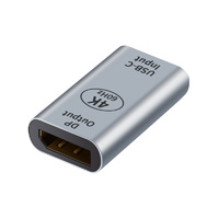 Astrotek USB-C to DP DisplayPort Female to Female Adapter support 4K 60Hz for iPad Pro Macbook Air Samsung Galaxy MS Surface Dell XPS
