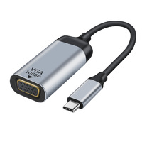 Astrotek USB-C to VGA Male to Female Adapter 15cm cable support 1080P 60Hz QWXGA WUXGA UXGA for iPad Pro Macbook Air Samsung Galaxy MS Surface Dell XP