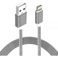 Astrotek 2m USB Lightning Data Sync Charger Grey White Color Cable for iPhone 7S 7 Plus 6S 6 Plus 5 5S iPad Air Mini iPod