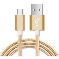Astrotek 1m Micro USB Data Sync Charger Cable Cord Gold Color for Samsung HTC Motorola Nokia Kndle Android Phone Tablet  Devices