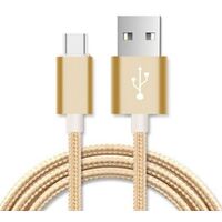Astrotek 2m Micro USB Data Sync Charger Cable Cord Gold Color for Samsung HTC Motorola Nokia Kndle Android Phone Tablet  Devices