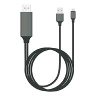 8Ware Generic Plug  Play Lightning to HDMI 2m Cable for iPhone  iPad